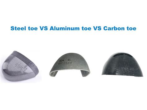 aluminum vs steel toe toe box|aluminium toe cap vs steel.